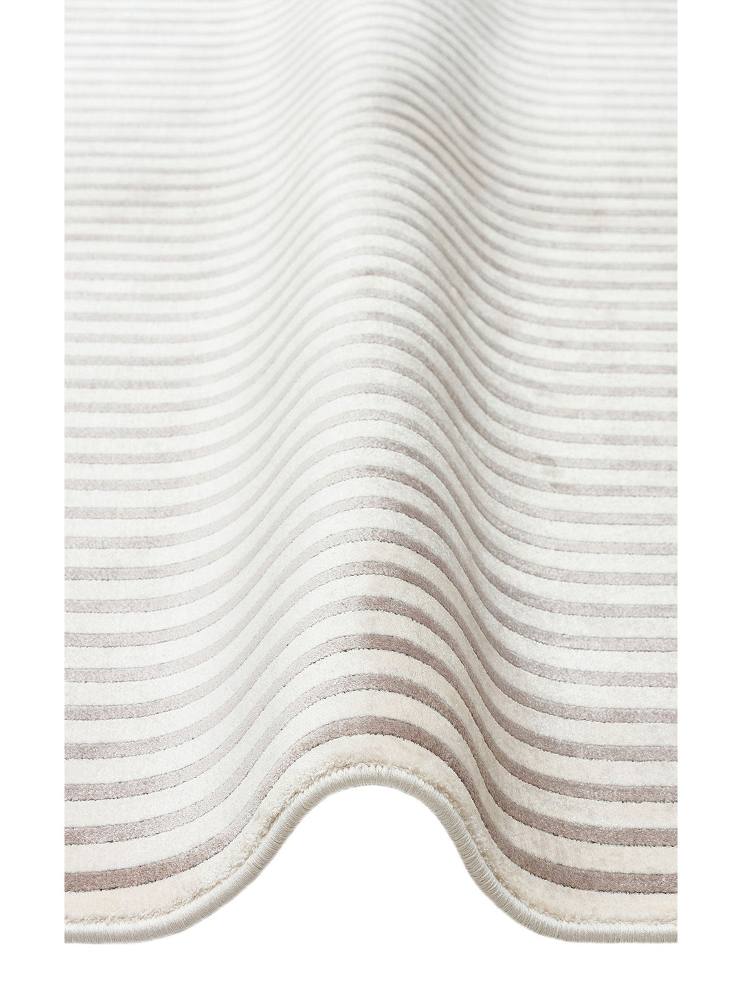 Monza Geometrik Desenli Yüksek Kalite Sık Dokuma Parlak Modern Salon Halısı 03 CREAM GREY - Carpetdocia