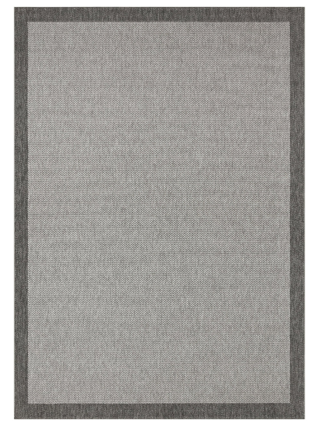 Resort Series Bordered, Dust-Proof, Non-Slip Based, Stylish Rug 05 ANTHRACITE BLACK
