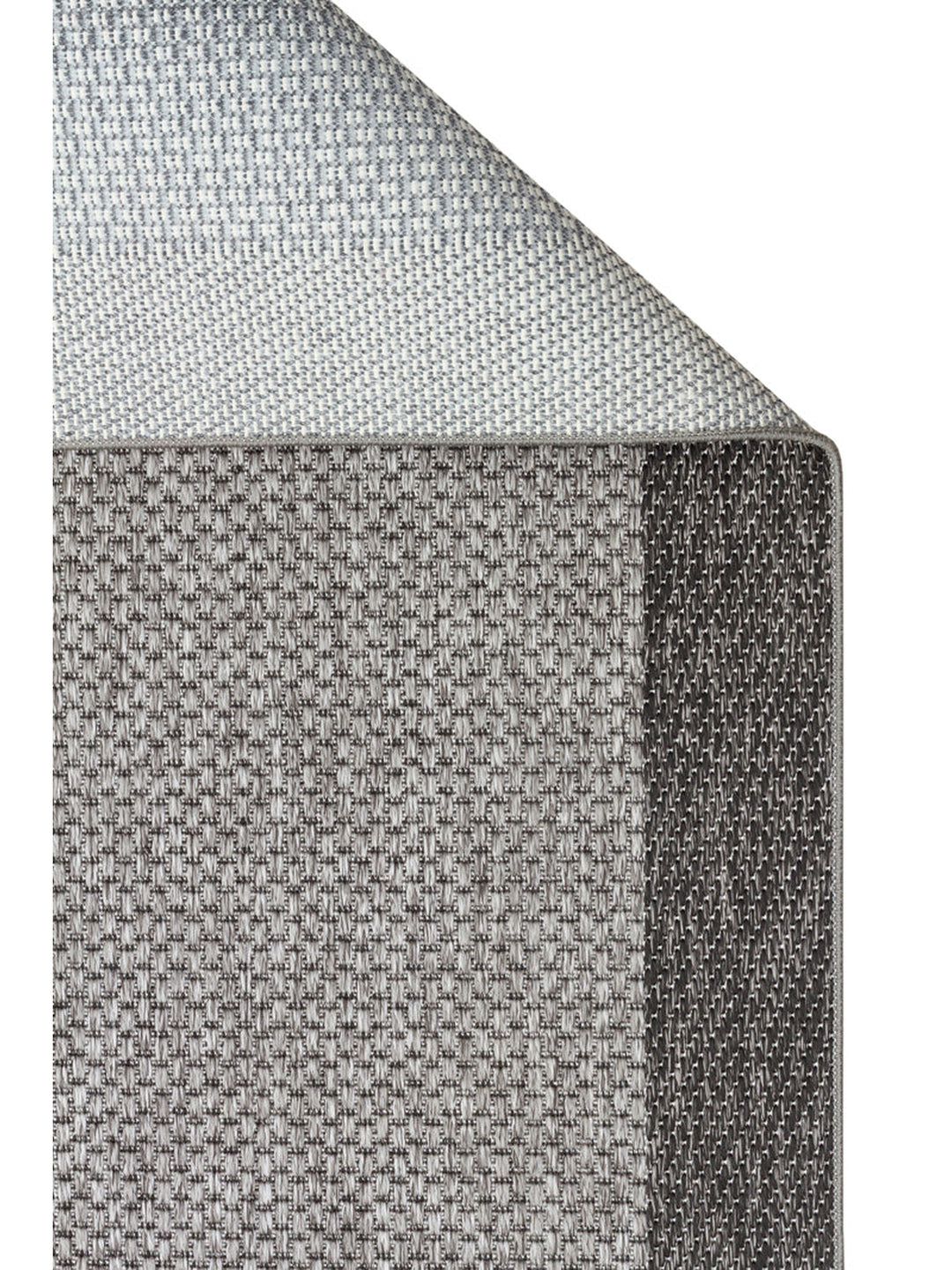 Resort Series Bordered, Dust-Proof, Non-Slip Based, Stylish Rug 05 ANTHRACITE BLACK