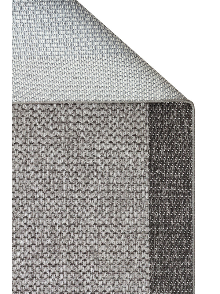 Resort Series Bordered, Dust-Proof, Non-Slip Based, Stylish Rug 05 ANTHRACITE BLACK