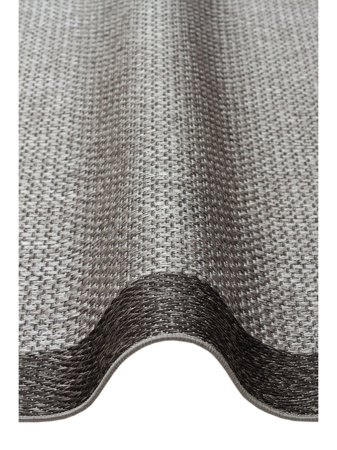 Resort Series Bordered, Dust-Proof, Non-Slip Based, Stylish Rug 05 ANTHRACITE BLACK