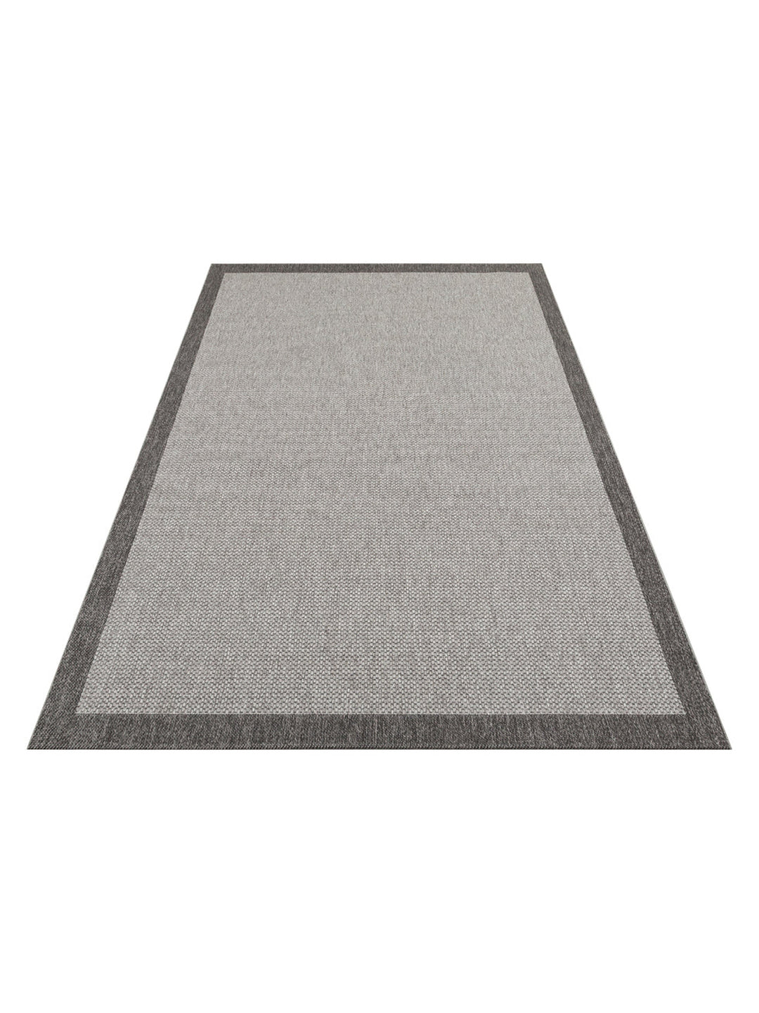 Resort Series Bordered, Dust-Proof, Non-Slip Based, Stylish Rug 05 ANTHRACITE BLACK