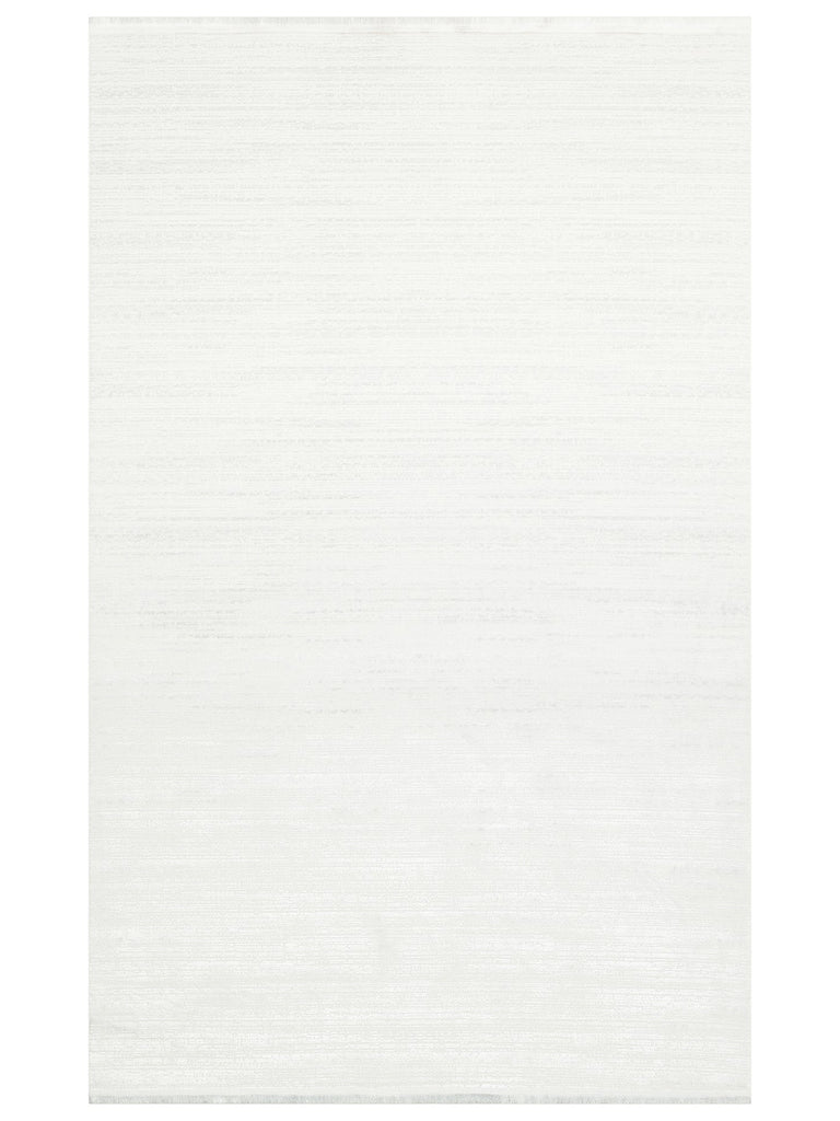 Smooth Washable Non-Slip Shiny Living Room Hallway Thin Woven Modern Carpet 101 CREAM XW