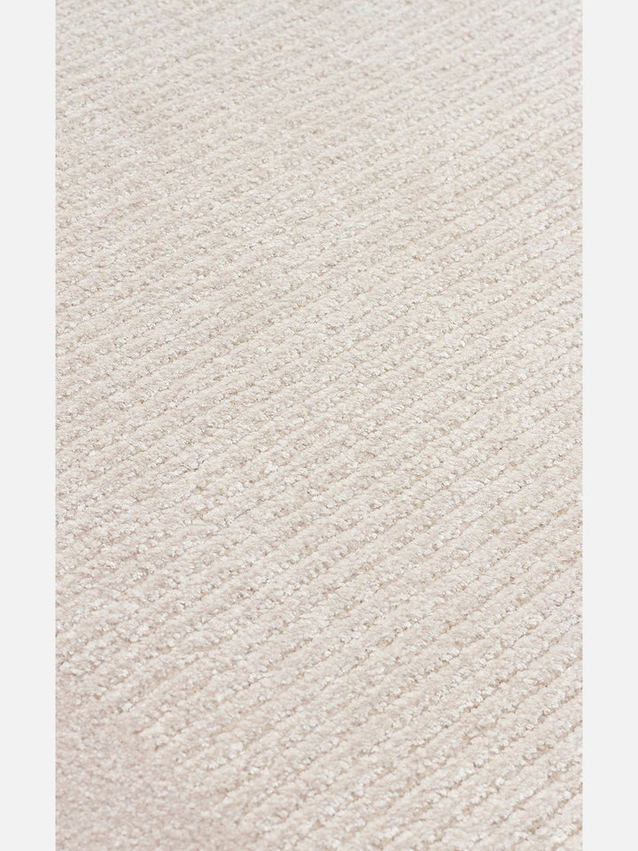 Montenegro Viskon Karışımlı Sade Desenli Sık Dokuma Oturma Odası Salon Koridor Modern Halı 02 BEIGE - Carpetdocia
