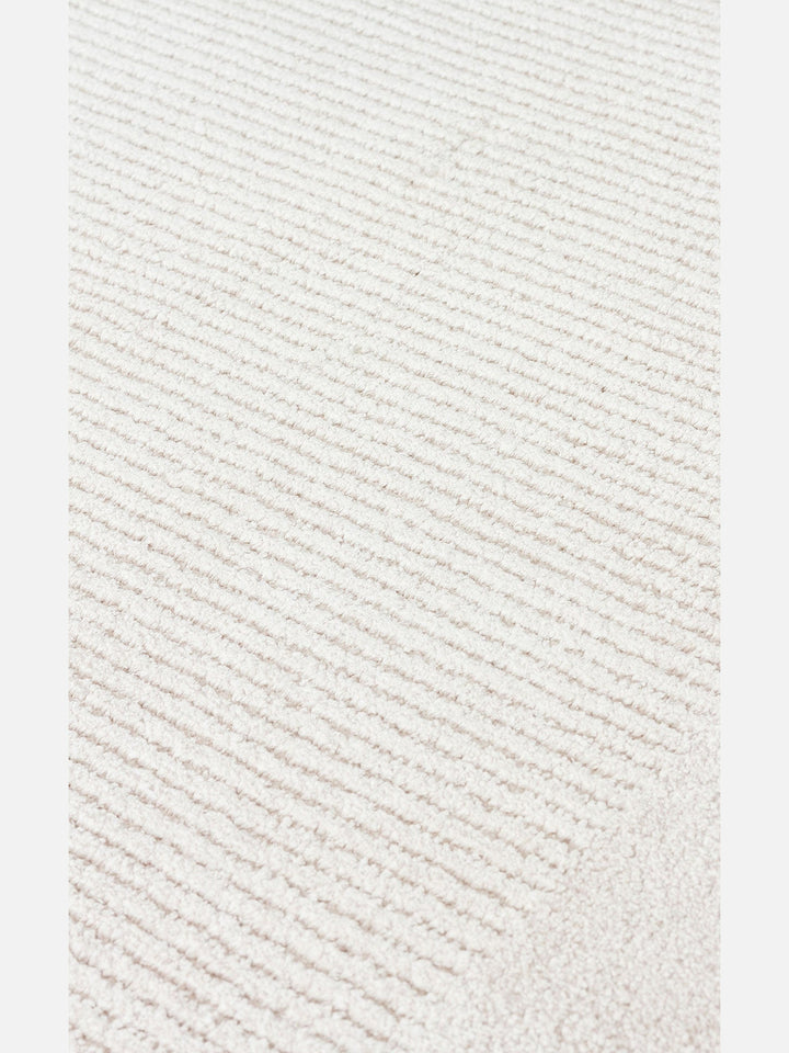 Montenegro Viskon Karışımlı Sade Desenli Sık Dokuma Oturma Odası Salon Koridor Modern Halı 02 BEIGE - Carpetdocia