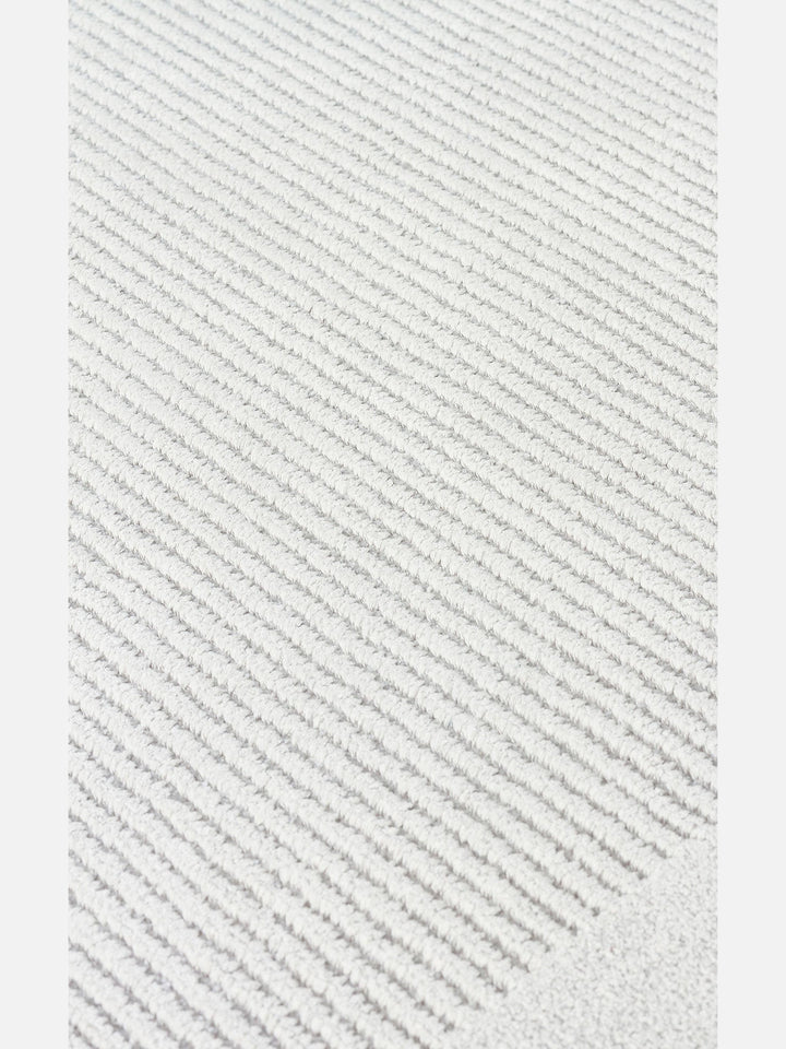 Montenegro Viskon Karışımlı Sade Desenli Sık Dokuma Oturma Odası Salon Koridor Modern Halı 02 GREY - Carpetdocia