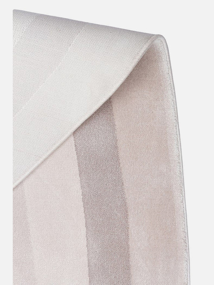 Monza Art Geometrik Desenli Yüksek Kalite Sık Dokuma Parlak Modern Salon Halısı 05 CREAM GREY - Carpetdocia