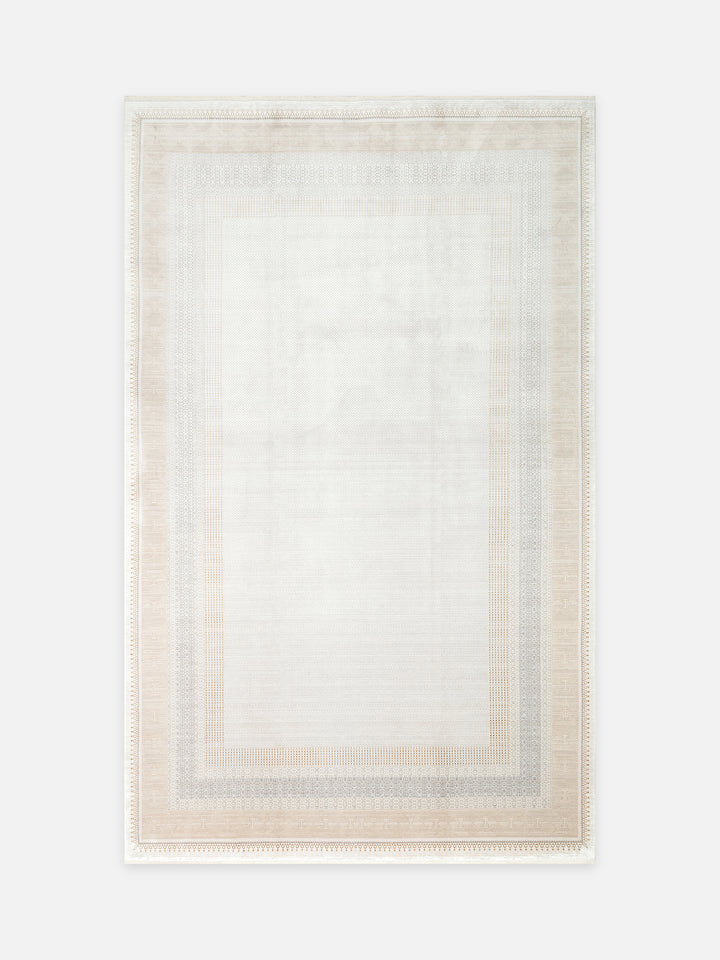 Mumbai Serisi Modern Desenli Yüksek Kalite Sık Dokuma Parlak Salon Halısı 07 CREAM GOLD - Carpetdocia - kusbakisi