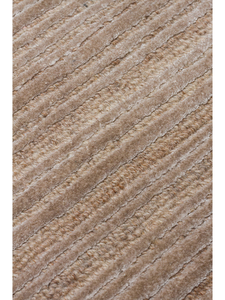 Palermo Serie Woll- und TENCEL™-Mischung handgeknüpfter Teppich BEIGE