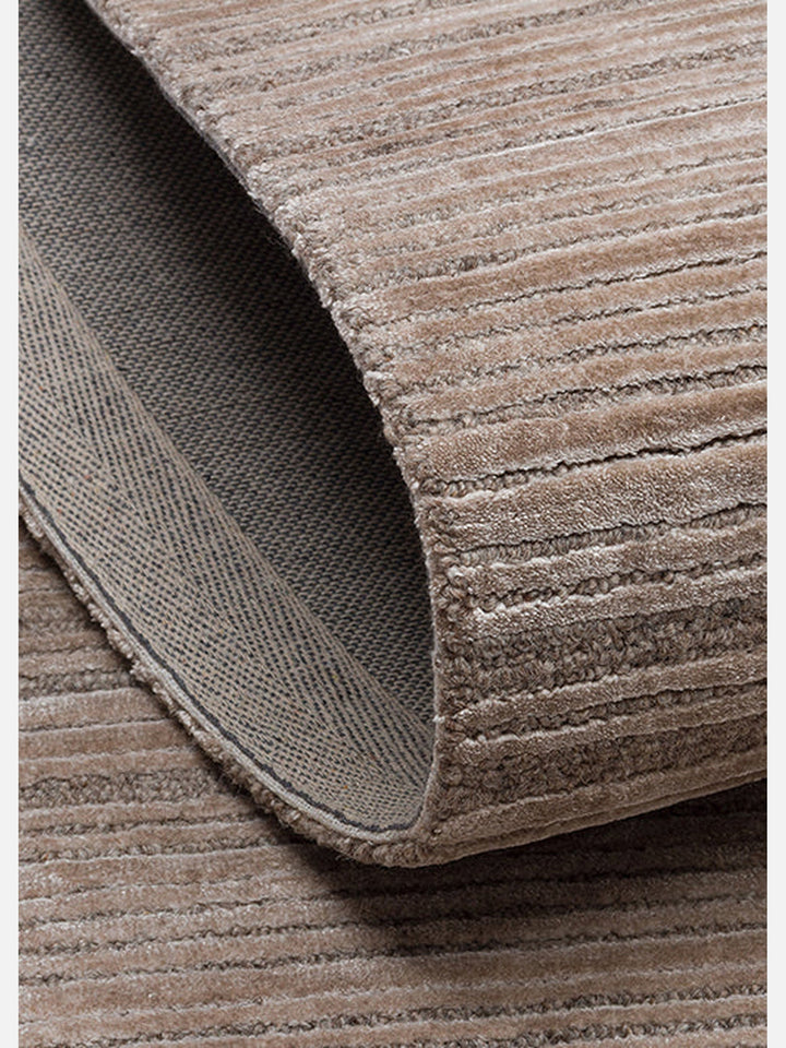 Palermo Serisi Yün ve TENCEL™ Karışımı El Dokuma Halı GREY - Carpetdocia