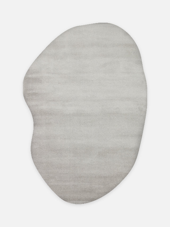 Peace Art Hav Toz Vermez Yumuşak Tuşeli Zarif Shaggy Halı 02 GREY - Carpetdocia - kusbakisi