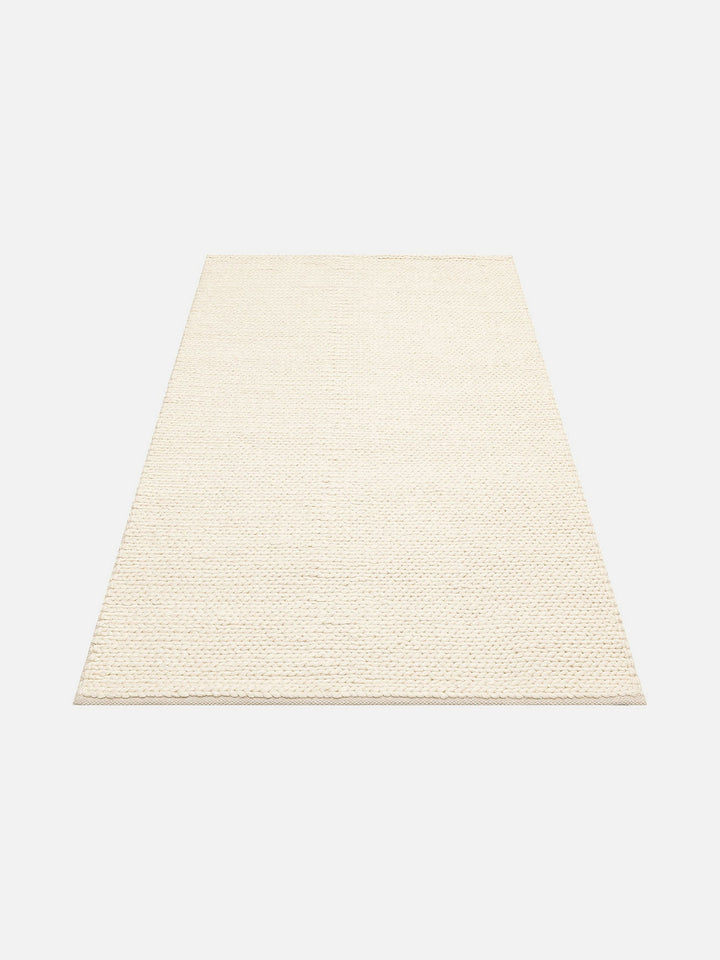 Woolstar %100 Naturel Kazak Desenli Salon Oturma Odası Koridor Antre El Dokuma Örgü Halı CREAM - Carpetdocia