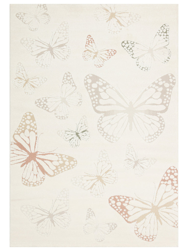 Carpetdocia Kids Pastel ألوان زاهية وسجادة أطفال لا تسبب الغبار 03 CREAM MULTY