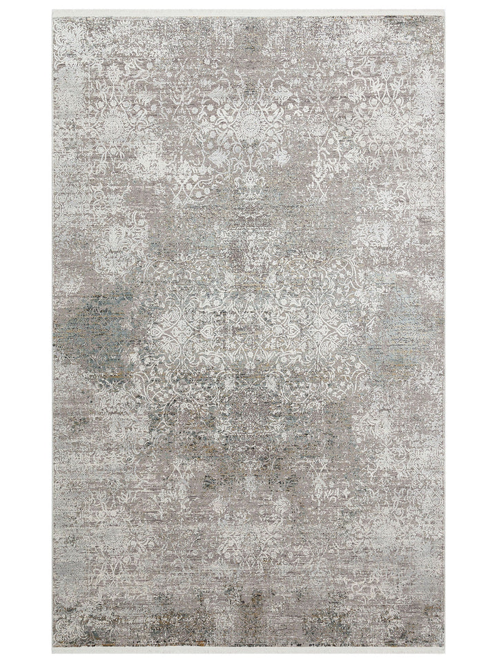Elegant Özel Işıltılı Yüksek Kaliteli Sık Dokuma Salon Oturma Odası Koridor Modern Halı 10CREMGREYXW - Carpetdocia