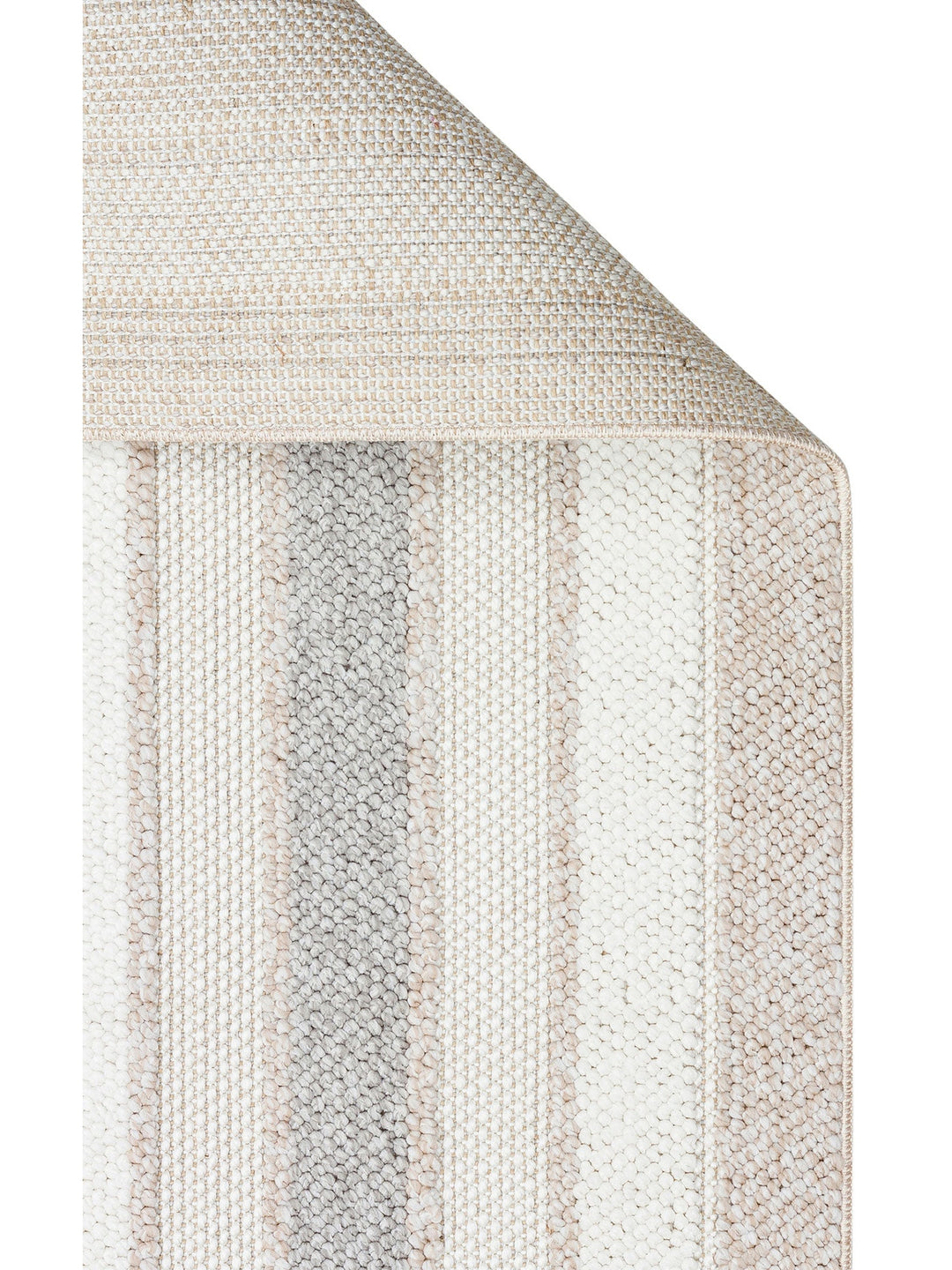 Mali Yumuşak Tuşeli Örgü Dokuma Oturma Odası Koridor Antre Yatak Odası Modern Halı 04 BEIGE GREY - Carpetdocia