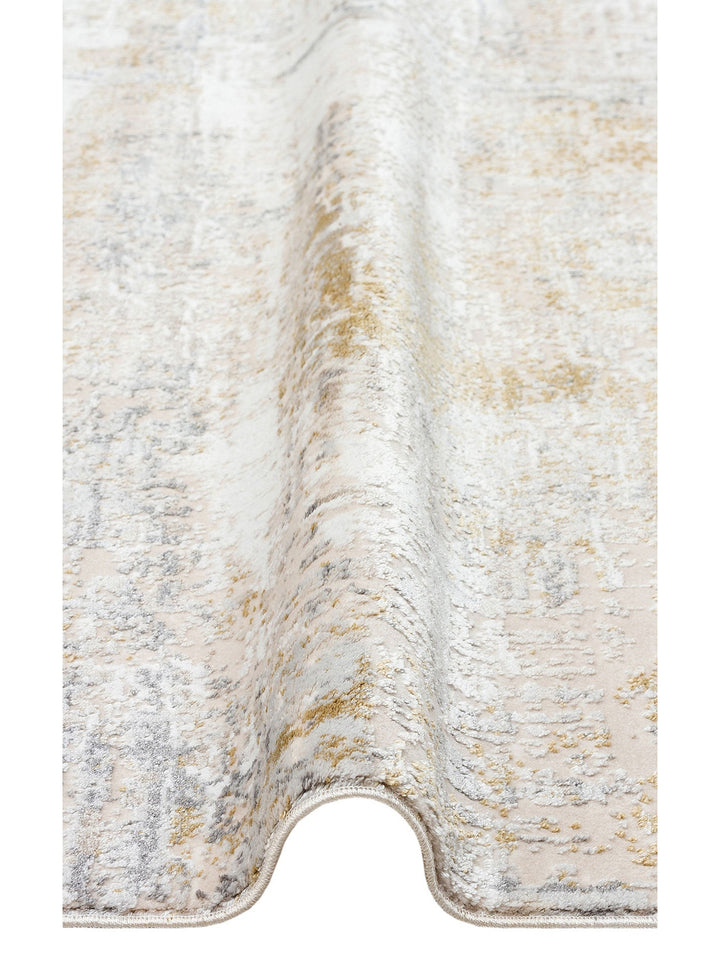 Marble Serisi Modern Desenli Salon Oturma Odası Koridor Antre Şık Halı 02 CREAM BEIGE - Carpetdocia