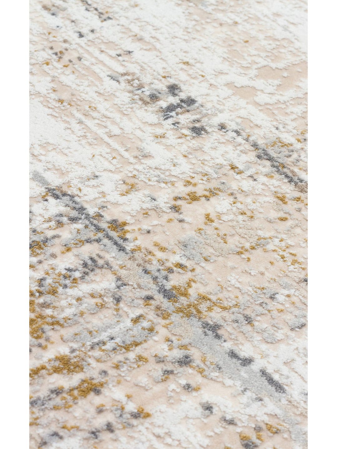 Marble Serisi Modern Desenli Salon Oturma Odası Koridor Antre Şık Halı 02 CREAM BEIGE - Carpetdocia