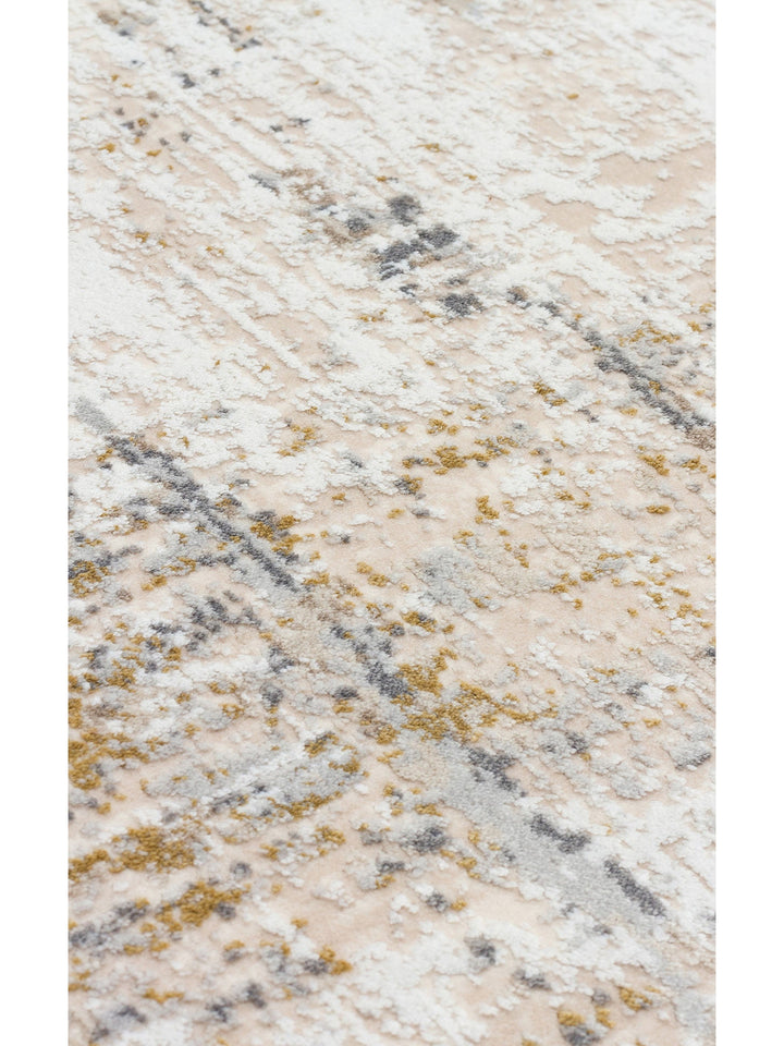 Marble Serisi Modern Desenli Salon Oturma Odası Koridor Antre Şık Halı 02 CREAM BEIGE - Carpetdocia