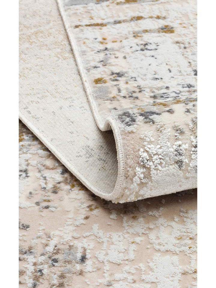 Marble Serisi Modern Desenli Salon Oturma Odası Koridor Antre Şık Halı 02 CREAM BEIGE - Carpetdocia