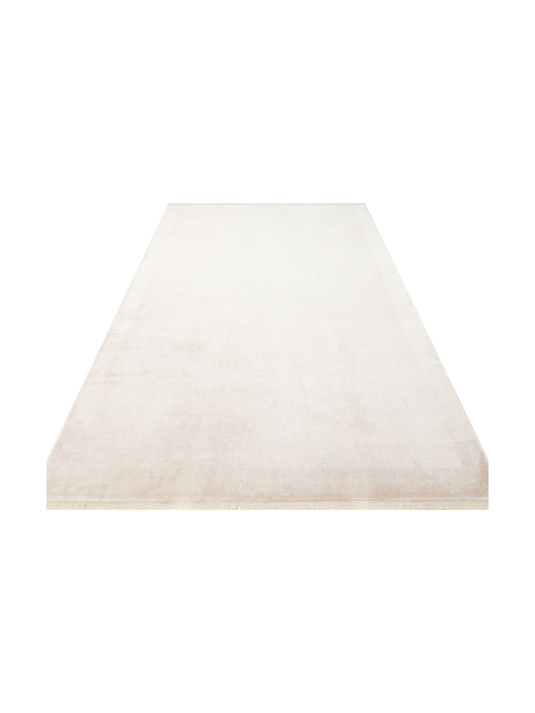 Montenegro Viskon Karışımlı Sade Desenli Sık Dokuma Oturma Odası Salon Koridor Modern Halı 02 BEIGE - Carpetdocia
