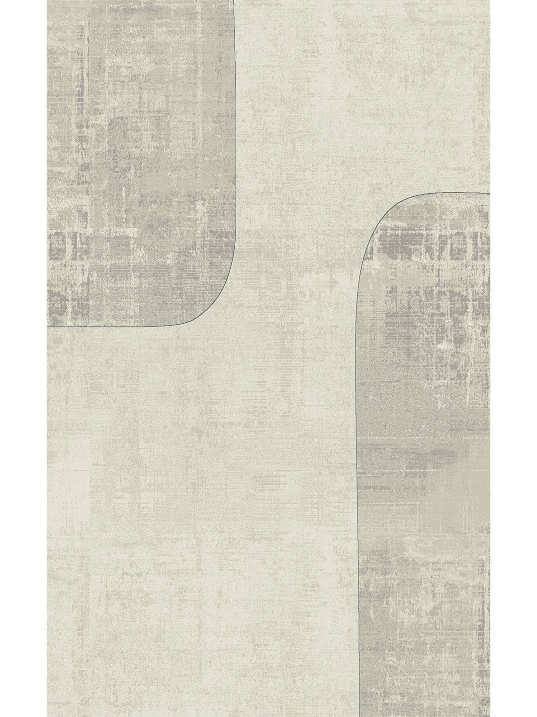 Monza Geometrik Desenli Yüksek Kalite Sık Dokuma Parlak Modern Salon Halısı 01 CREAM GREY - Carpetdocia