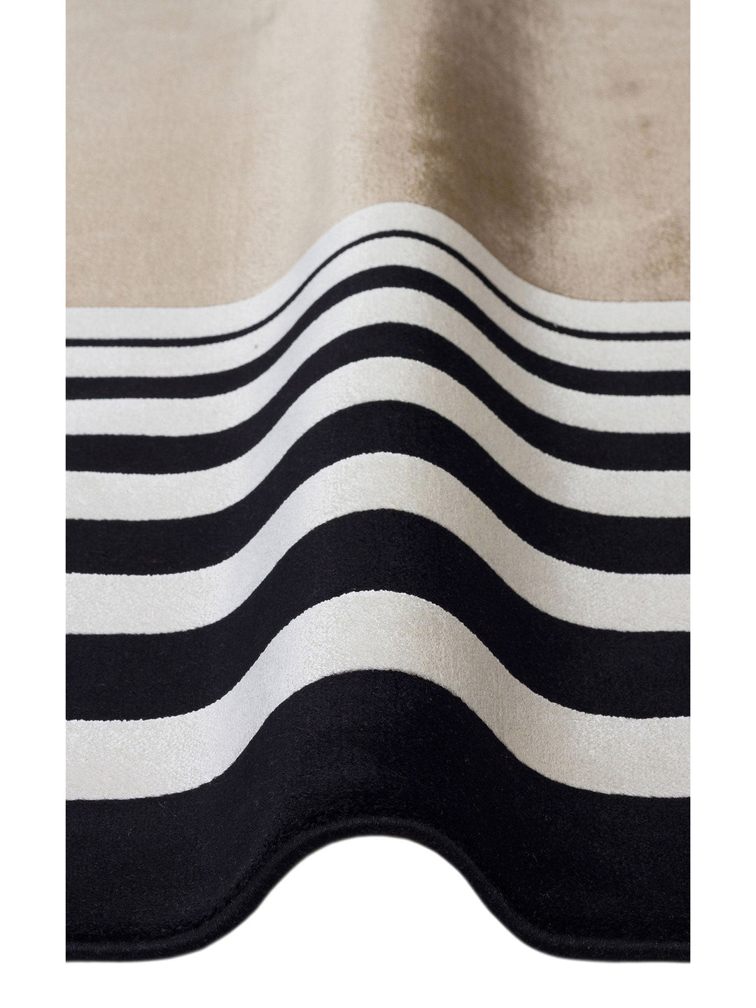 Monza Geometrik Desenli Yüksek Kalite Sık Dokuma Parlak Modern Salon Halısı 05 CREAM GOLD - Carpetdocia
