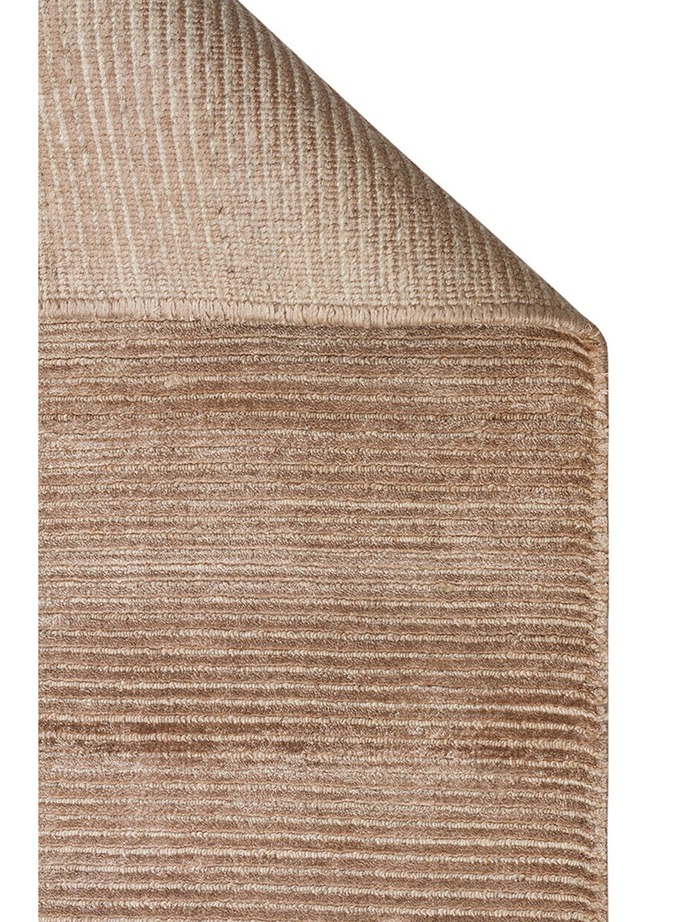 Portofino Serisi %100 Naturel Viskon Yün Pamuk El Dokuma Modern Salon Oturma Odası Halı BROWN - Carpetdocia