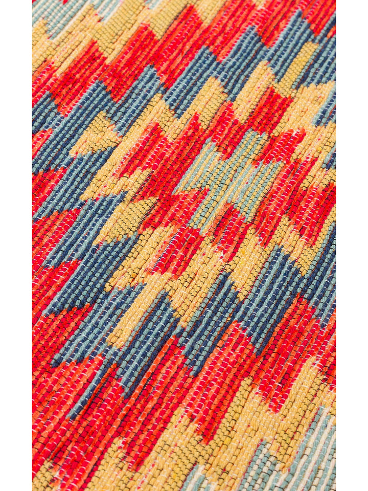 Rota Yıkanabilir, Çift Taraflı Kullanıma Uygun Yumuşak Tuşeli Otantik Kilim 07 TERRA - Carpetdocia