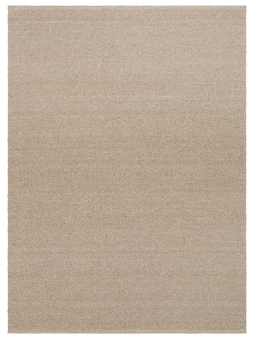 Agra Serie Woll-, Polyester- und Baumwollmischung handgeknüpfter Teppich BEIGE