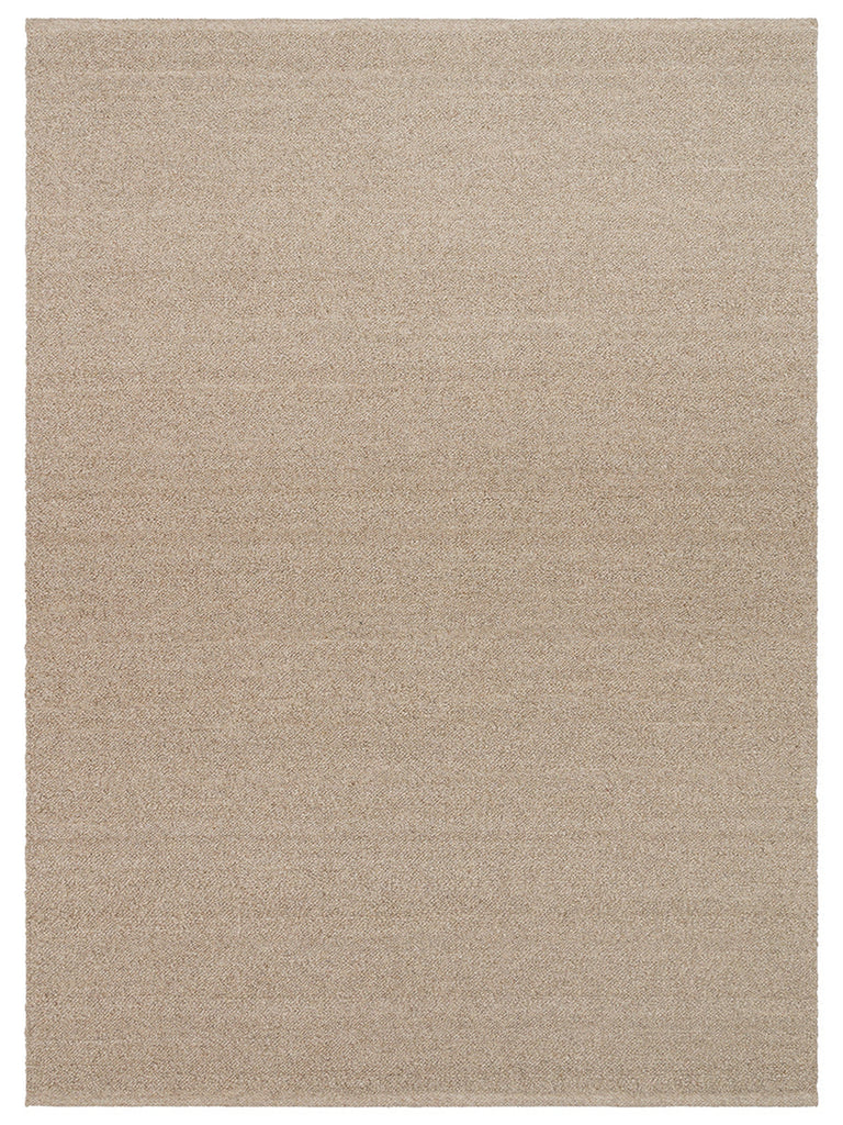 Agra Serie handgeknüpfter Teppich aus Wolle, Polyester und Baumwollmischung BEIGE