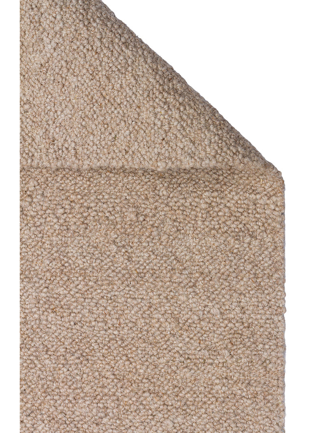Tappeto fatto a mano della serie Agra in misto lana, poliestere e cotone BEIGE