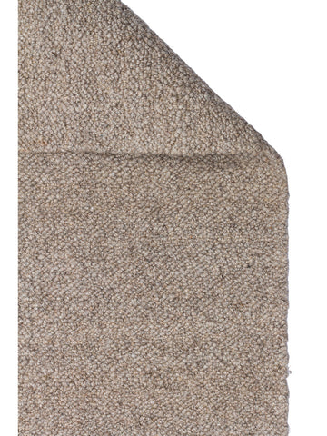 Tapis tissé à la main en mélange de laine, polyester et coton série Agra DARK STONE