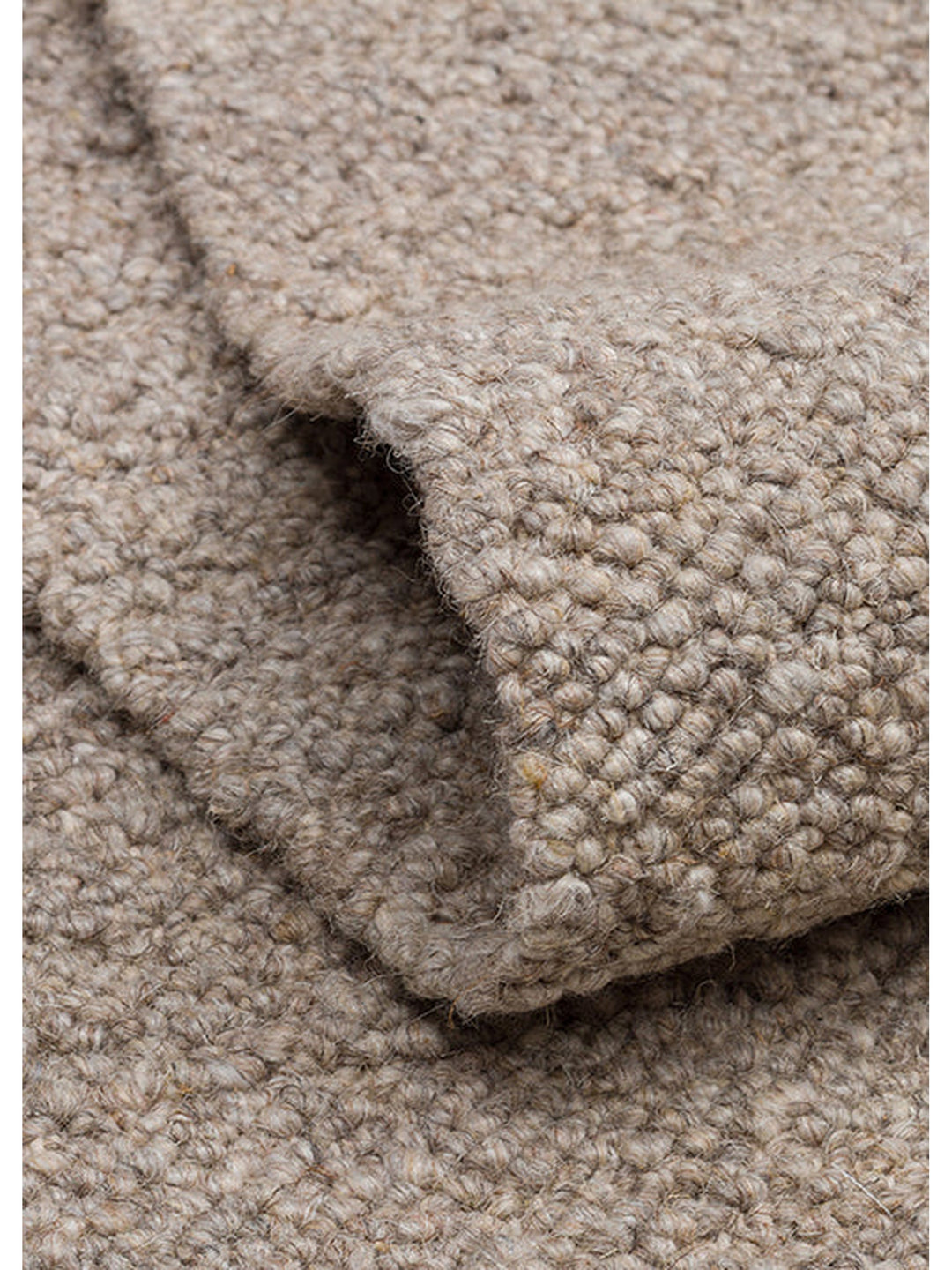 Agra Series Wool Polyester and Cotton Blend Handwoven Rug DARK STONE