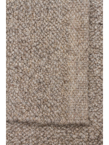 Tapis tissé à la main en mélange de laine, polyester et coton série Agra DARK STONE