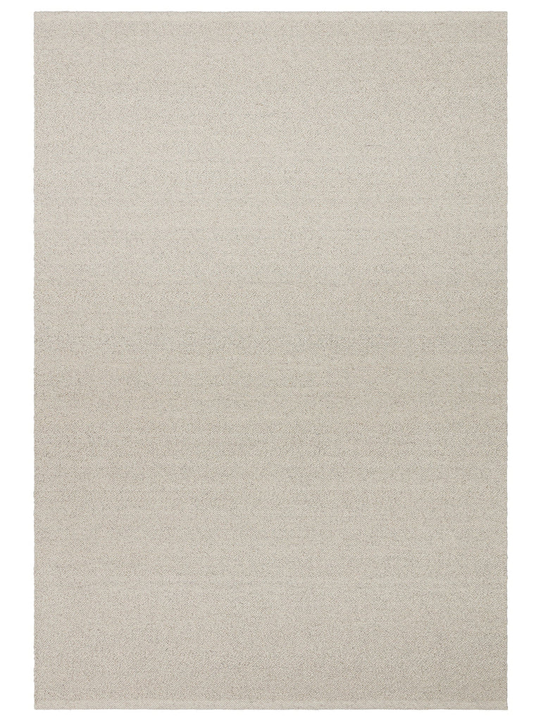 Agra Series Wool Polyester and Cotton Blend Handwoven Rug SILVER