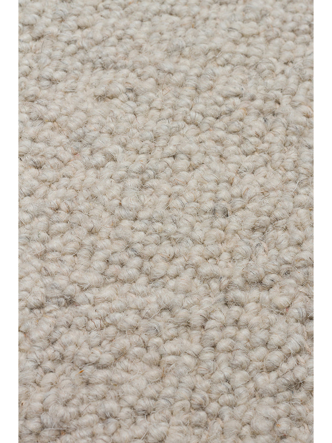 Agra Serie handgeknüpfter Teppich aus Wolle, Polyester und Baumwollmischung SILBER