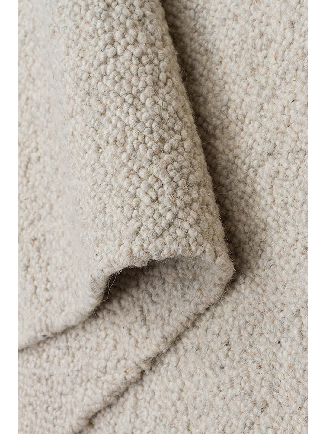 Agra Serie handgeknüpfter Teppich aus Wolle, Polyester und Baumwollmischung SILBER