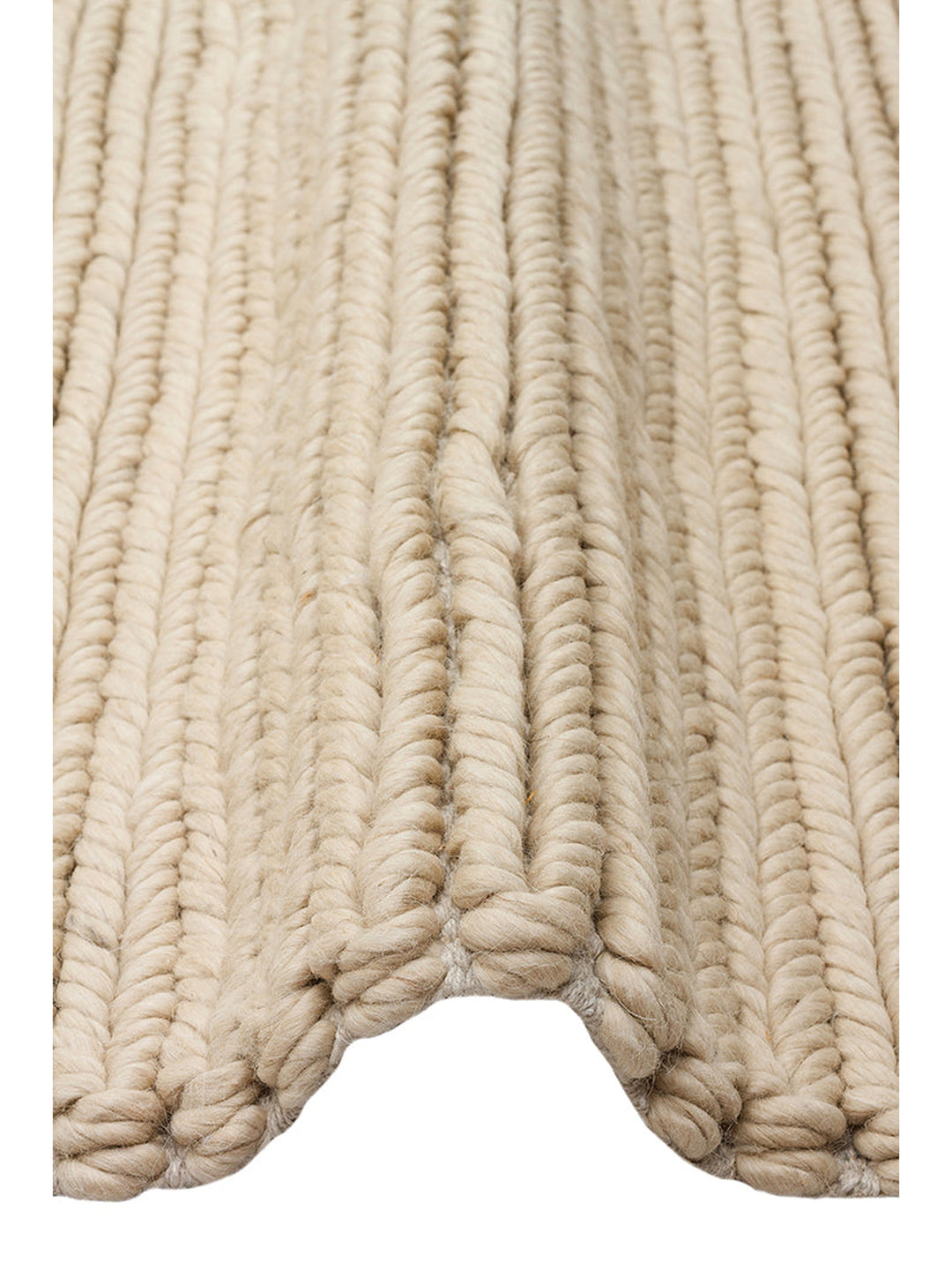 Bern Serisi El Dokuma Örgü Salon, Oturma Odası, Yatak Odası Halı BEIGE - Carpetdocia