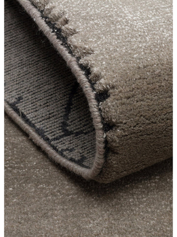 Dakar Serie Woll-, Rayon- und Polyester-Mischung handgeknüpfter Teppich GREY