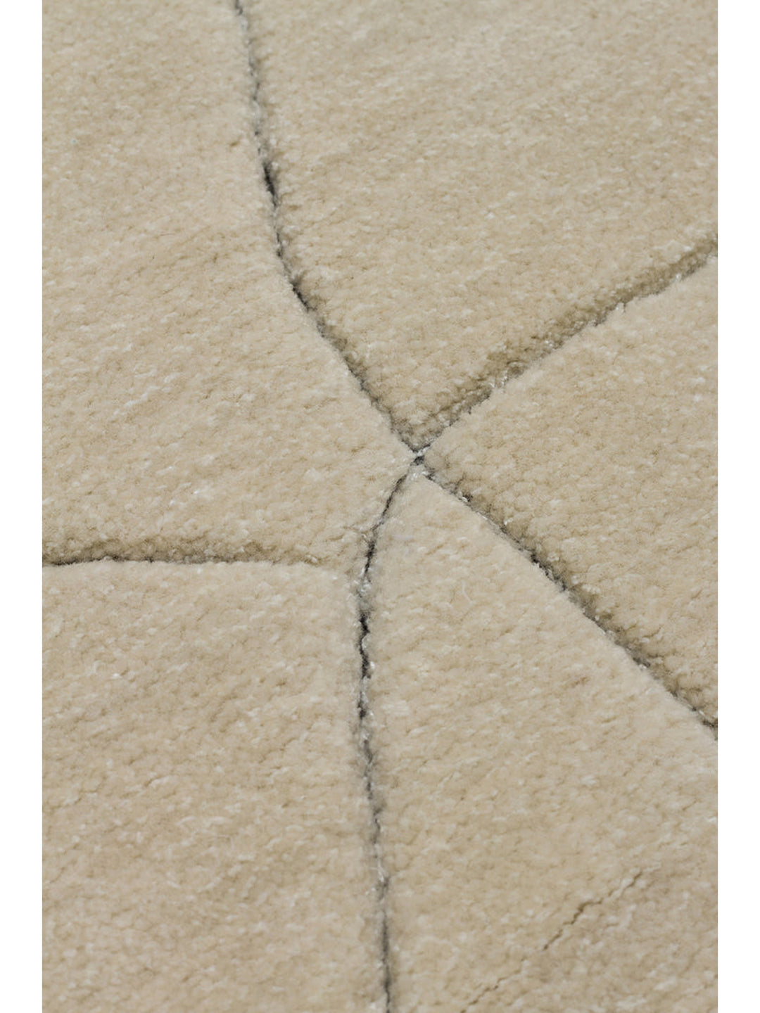 Dakar Series Wool Rayon and Polyester Blend Handwoven Rug IVORY