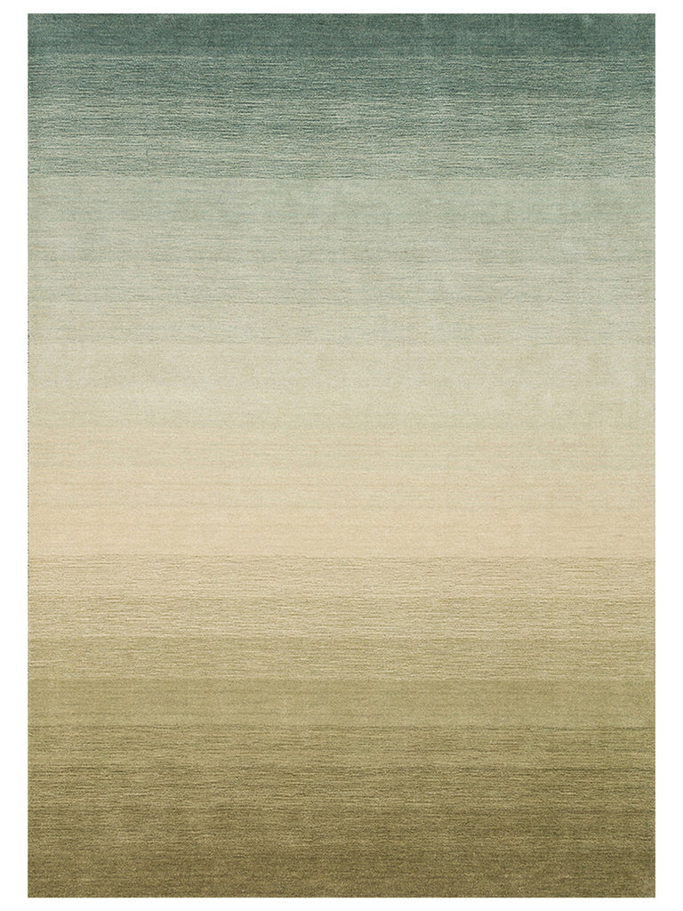 Donatella Series 100% New Zealand Wool Handwoven Gradient Living Room Carpet PEARL BLUE