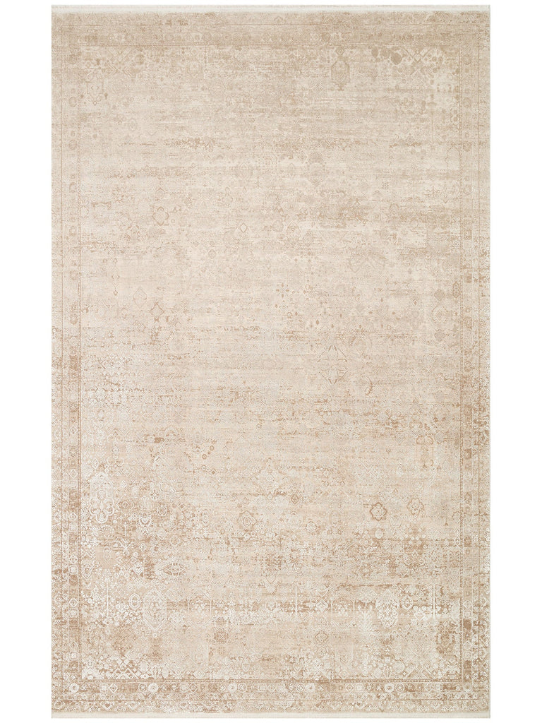 Tappeto moderno elegante speciale scintillante di alta qualità a tessitura fitta per soggiorno, salotto, corridoio 31CREMIVORXW