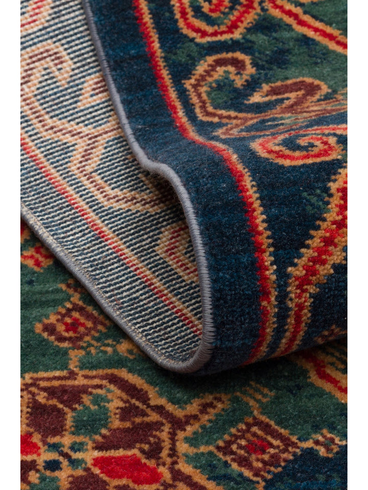 Göbeklitepe Serisi Anadolu Motiflerine Sahip %100 Yeni Zelanda Yünü ile Üretilen El Emeği Kara Tezgah Halı 01NAVRD - Carpetdocia