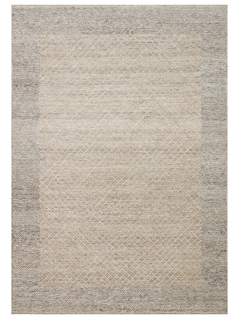 Herringbone Series Handwoven Modern Ethnic Living Room Bedroom Carpet BEIGE