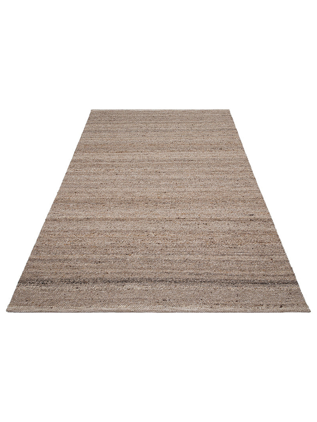 Jakarta Series Wool Polyester and Cotton Blend Handwoven Rug DARK STONE