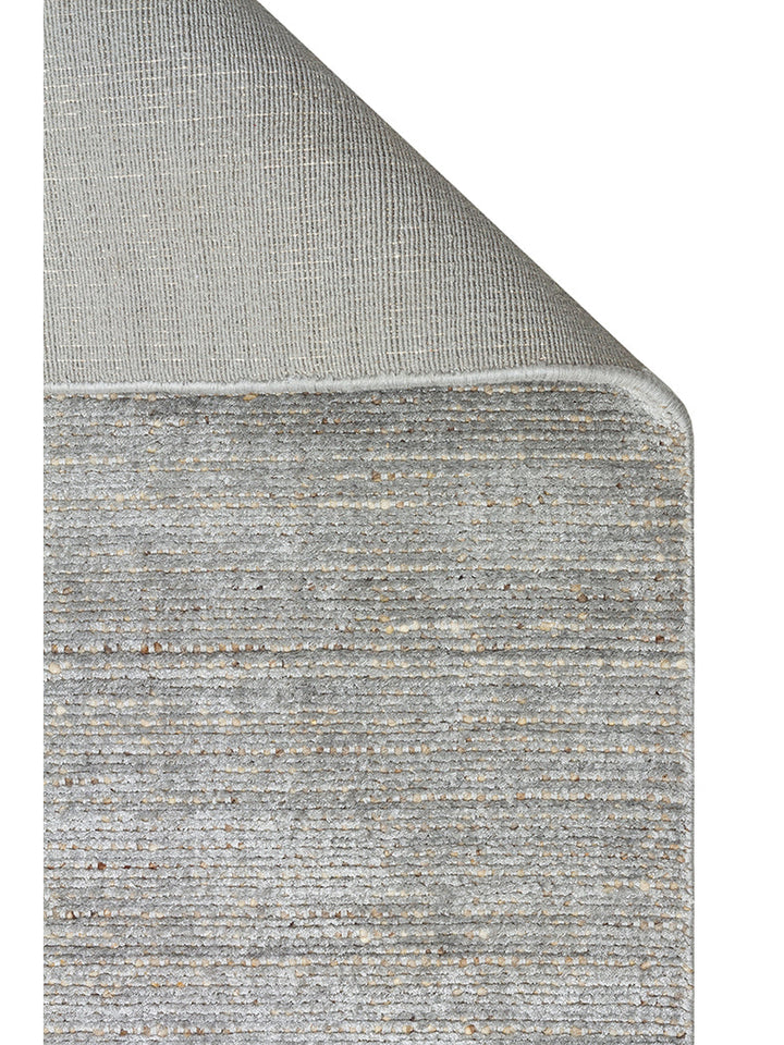 Kelly Serisi %100 Naturel Yün ve Viskon El Dokuma Salon Oturma Odası Yatak Odası Halı GREY - Carpetdocia