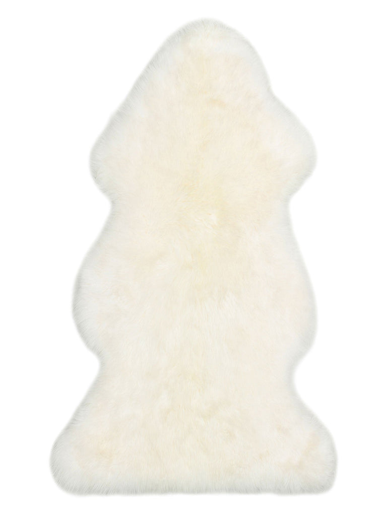 جلد حمل طبيعي من جلد الحمل الفردي عاجي