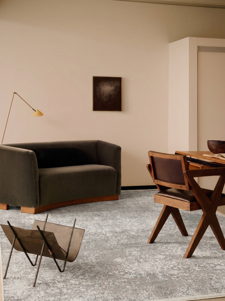 أنيق خاص لامع عالي الجودة سجادة صالون غرفة الجلوس الممر منسوجة بإحكام مودرن 10 كريم رمادي فاتح
