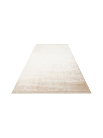 Montenegro Viskon Karışımlı Sade Desenli Sık Dokuma Oturma Odası Salon Koridor Modern Halı 01 BEIGE - Carpetdocia