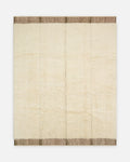 Morocco handgefertigter Langflorteppich aus 100 % Wolle IVORY OLIVE